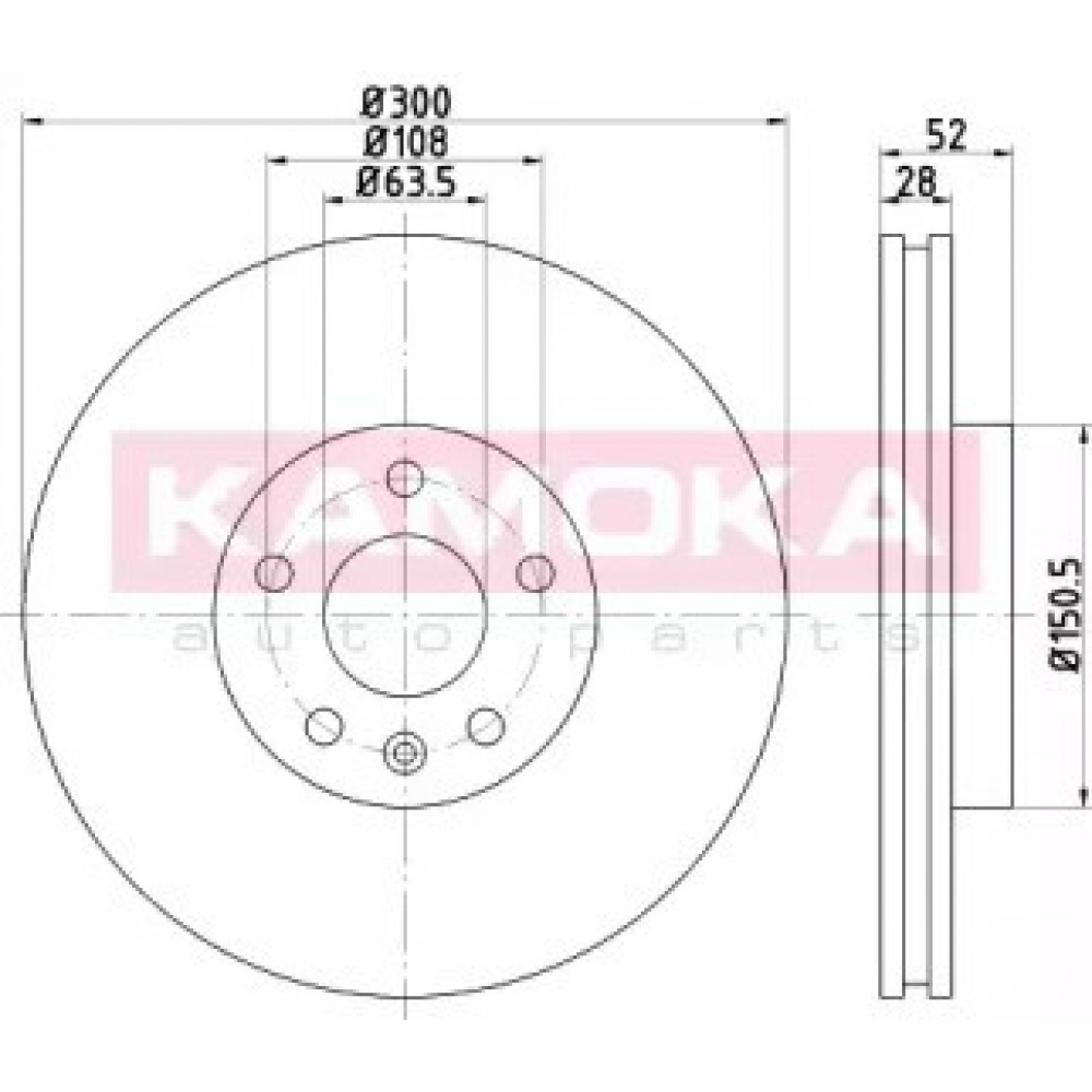 STABDŽIŲ DISKAS FORD GALAXY 06- , S-Max 06-