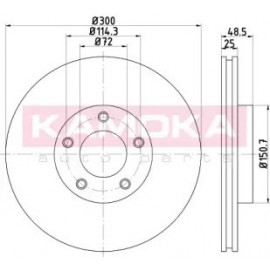 STABDŽIŲ DISKAS MAZDA 5 (CR19) 03/05- 3 (BK14) 10/03-