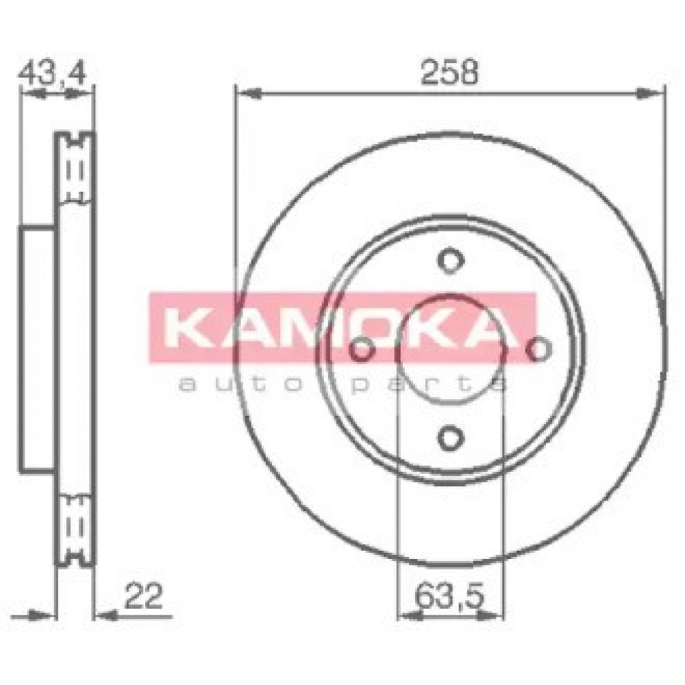 STABDŽIŲ DISKAS FORD FIESTA IV (JA_, JB_) 08/95-01/02 FOCUS Kombi (DNW) 02/99-11/04 FOCUS (DAW, DBW) 10/98-11/04 FIESTA V (JH_) 11/01-