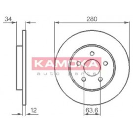 STABDŽIŲ DISKAS FORD MONDEO III Kombi (BWY) 11/00- MONDEO III (B5Y) 11/00-
