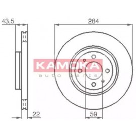 STABDŽIŲ DISKAS FIAT DOBLO 01- ,IDEA 08- ,Marea 96-02, STILO 01-08