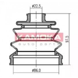 GOFRUOTOJI MEMBRANA, KARDANINIS VELENAS NISSAN ALMERA (N15) 95-00, SUNNY (N14) 90-95
