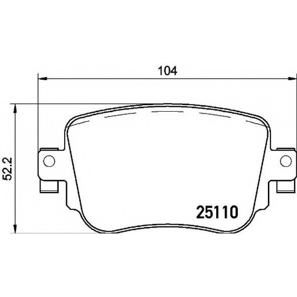 STABDŽIŲ TRINKELIŲ KOMPLEKTAS AUDI,VW,SEAT,ŠKODA  1.0-2.0D 05.11-