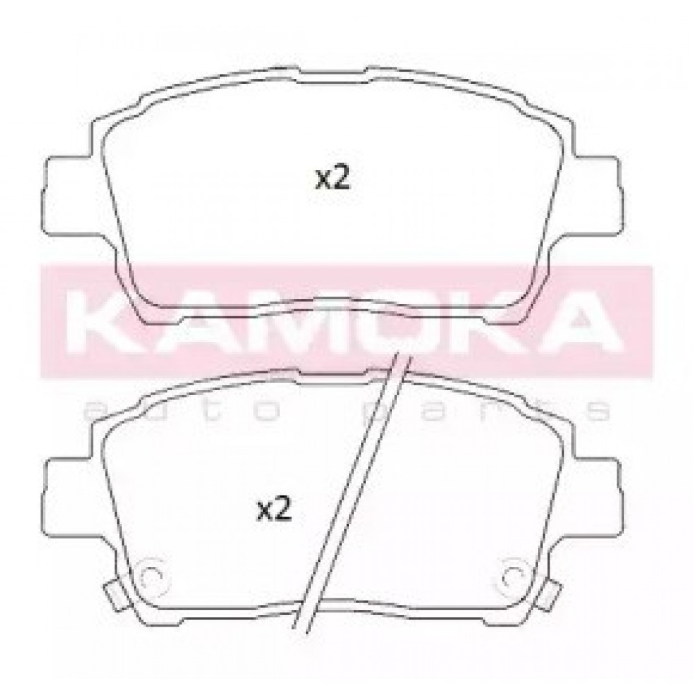 STABDŽIŲ TRINKELIŲ KOMPLEKTAS TOYOTA COROLLA (E12) 02-,IQ 09-,YARIS 01-05