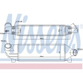 RADIATORIUS INTERKULERIO  FORD TRANSIT 2.0D 08.00-05.06