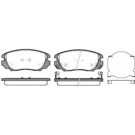 Stabdžių trinkelių komplektas OPEL INSIGNIA 1.6-1.8 08-