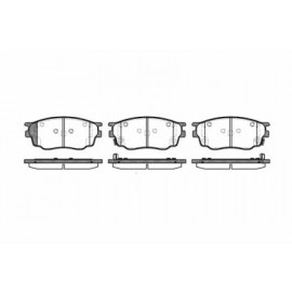 Stabdžių trinkelių komplektas MAZDA 6 02- /SEDAN/