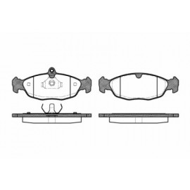 Stabdžių trinkelių komplektas OPEL ASTRA 91-97