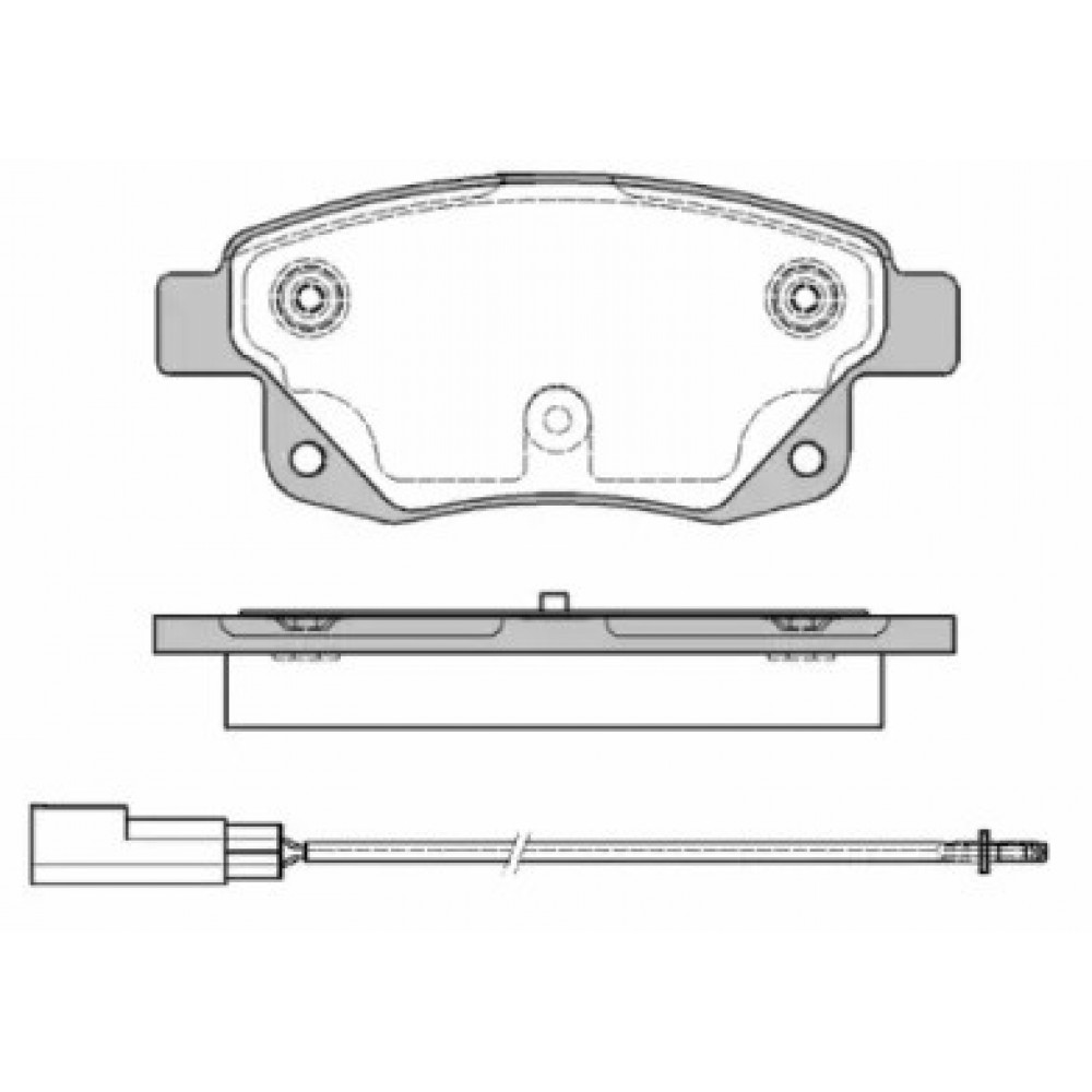 Stabdžių trinkelių komplektas FORD TRANSIT 260-350 06-