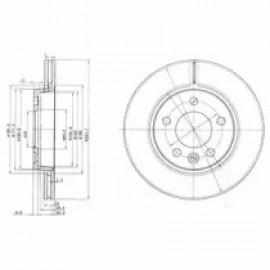 STABDŽIŲ DISKAS VW CRAFTER 30-50, MULTIVAN T5/T6, TOURAN, TRANSPORTER T5 1.9D-3.2 04.03-
