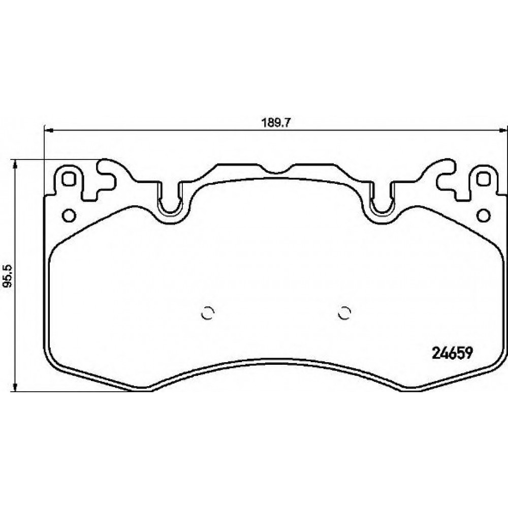 STABDŽIŲ TRINKELIŲ KOMPLEKTAS LAND ROVER RANGE ROVER III, RANGE ROVER IV, RANGE ROVER SPORT 3.0-5.0 04.09-