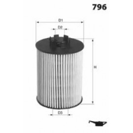 ALYVOS FILTRAS DB W169 A150.170