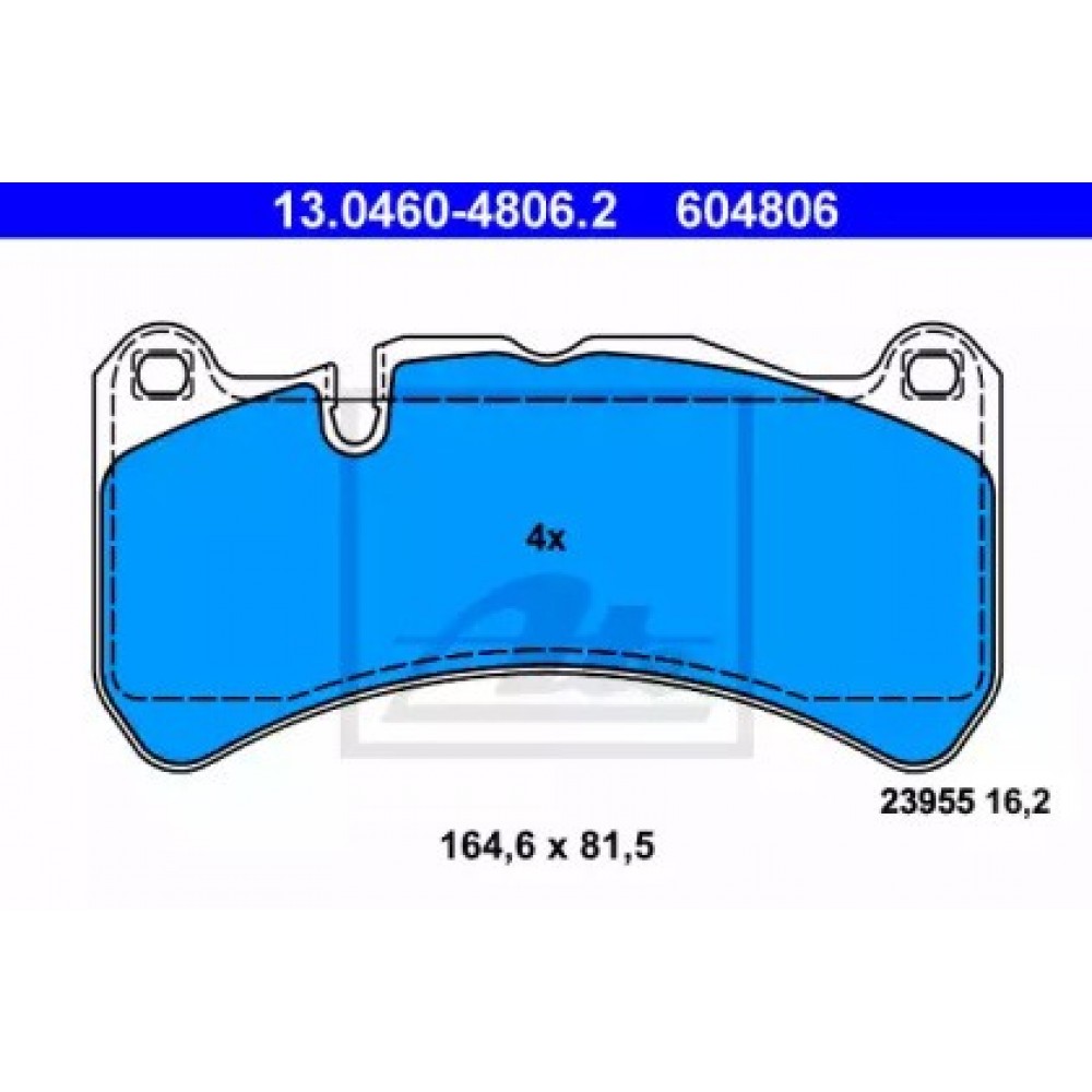 STABDŽIŲ TRINKELIŲ KOMPLEKTAS MB CLK/SLK 3.0-6.2 AMG 09.02-11/MASERATI QUATTROPORTE