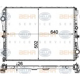 RADIATORIUS MB GLC/W222  2.0-6.0 05.13-