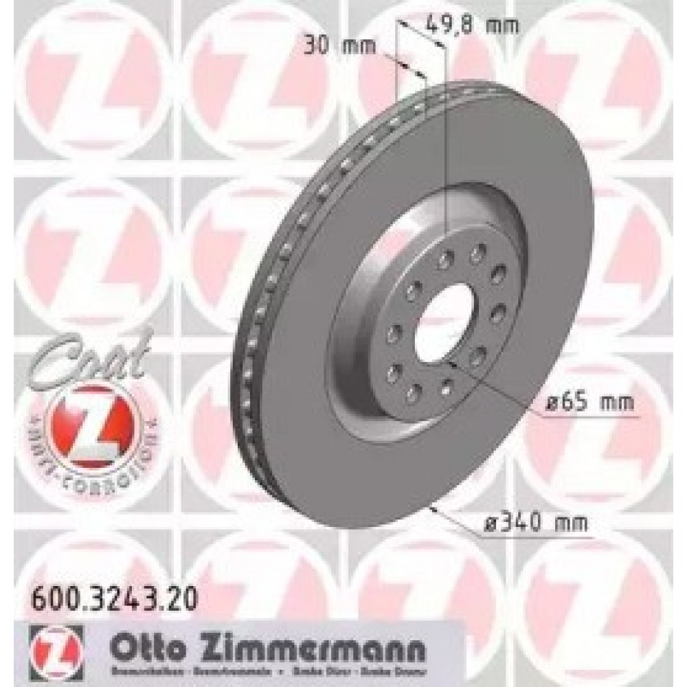 STABDŽIŲ DISKAS AUDI,VW,SEAT,ŠKODA  1.0-3.6 02.08-