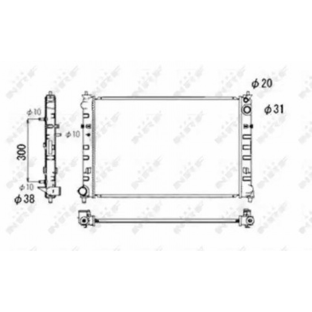 RADIATORIUS  MAZDA MPV 99-