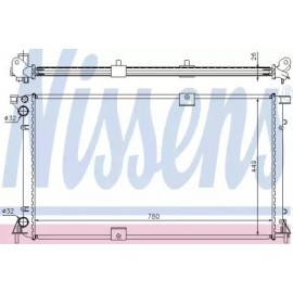 RADIATORIUS NISSAN PRIMASTAR; OPEL VIVARO A; RENAULT TRAFIC II 2.5D 03.01-