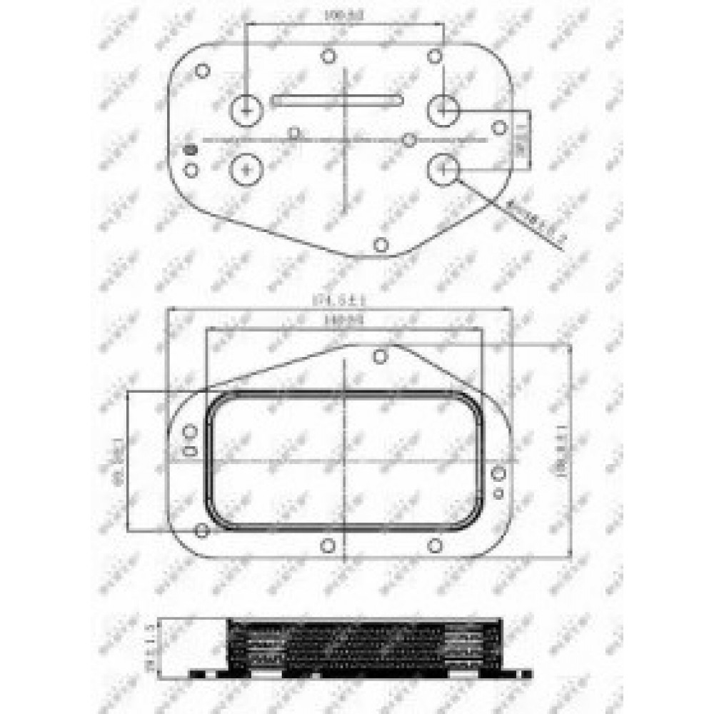 TEPALO AUŠ.RADIATORIUS OPEL ASTRA H, ASTRA H CLASSIC, ASTRA H GTC 1.4-2.2 03.05-