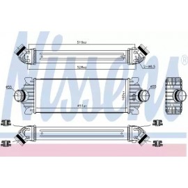 RADIATORIUS INTERKULERIO   FORD TOURNEO CUSTOM, TRANSIT, TRANSIT CUSTOM 2.2D 09.11-