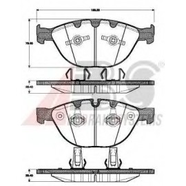 STABDŽIŲ TRINKELIŲ KOMPLEKTAS BMW E61,E63,E65,E66 760 02-