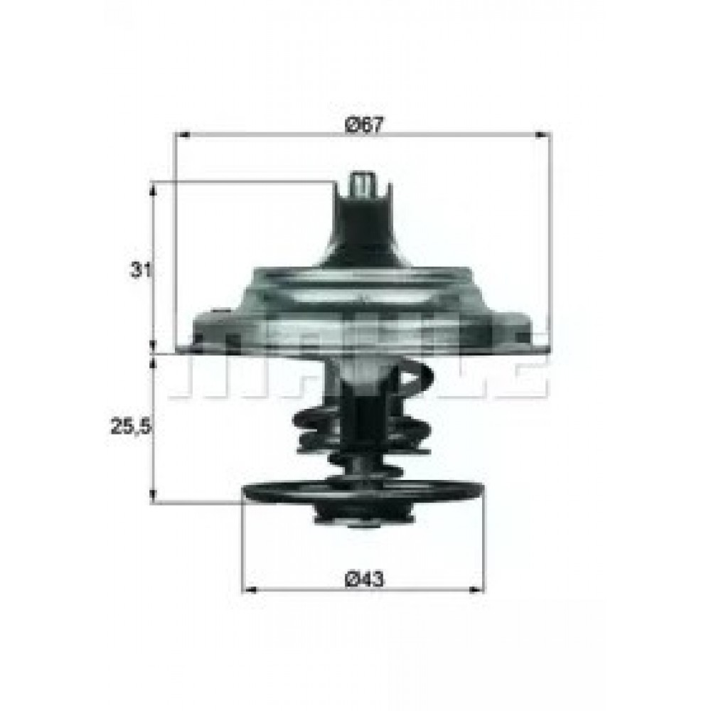 TERMOSTATAS DB OM314-352 83C