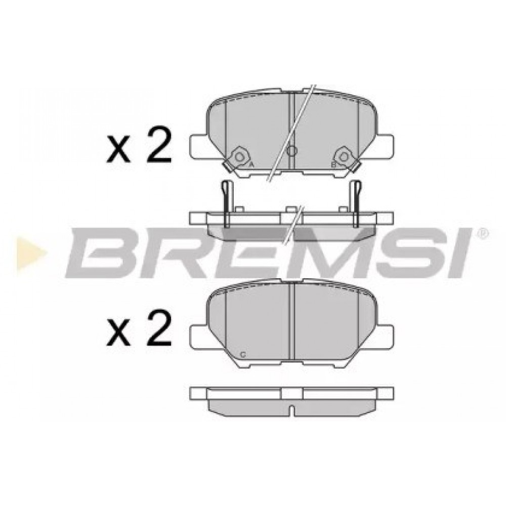 STABDŽIŲ TRINKELIŲ KOMPLEKTAS MITSUBISHI ASX, OUTLANDER III; PEUGEOT 4008 1.6-3.0 02.10-MITSUBISHI ASX, OUTLANDER III; PEUGEOT 4008 1.6-3.0 02.10-/