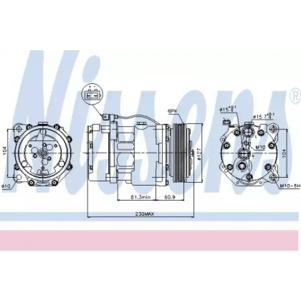 AC SIURBLYS  VW LT 28-35 II, LT 28-46 II, TRANSPORTER IV 2.3-2.5D 11.90-07.06