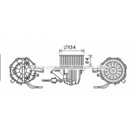 VARIKLIS VENTILIATORIAUS  AUDI  Q5