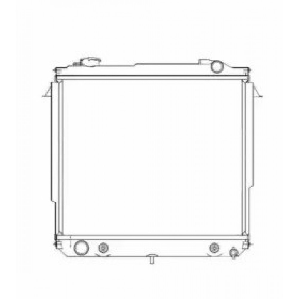 RADIATORIUS  JEEP CHEROKEE, GRANDEER 2.5/2.8 10.83-09.01