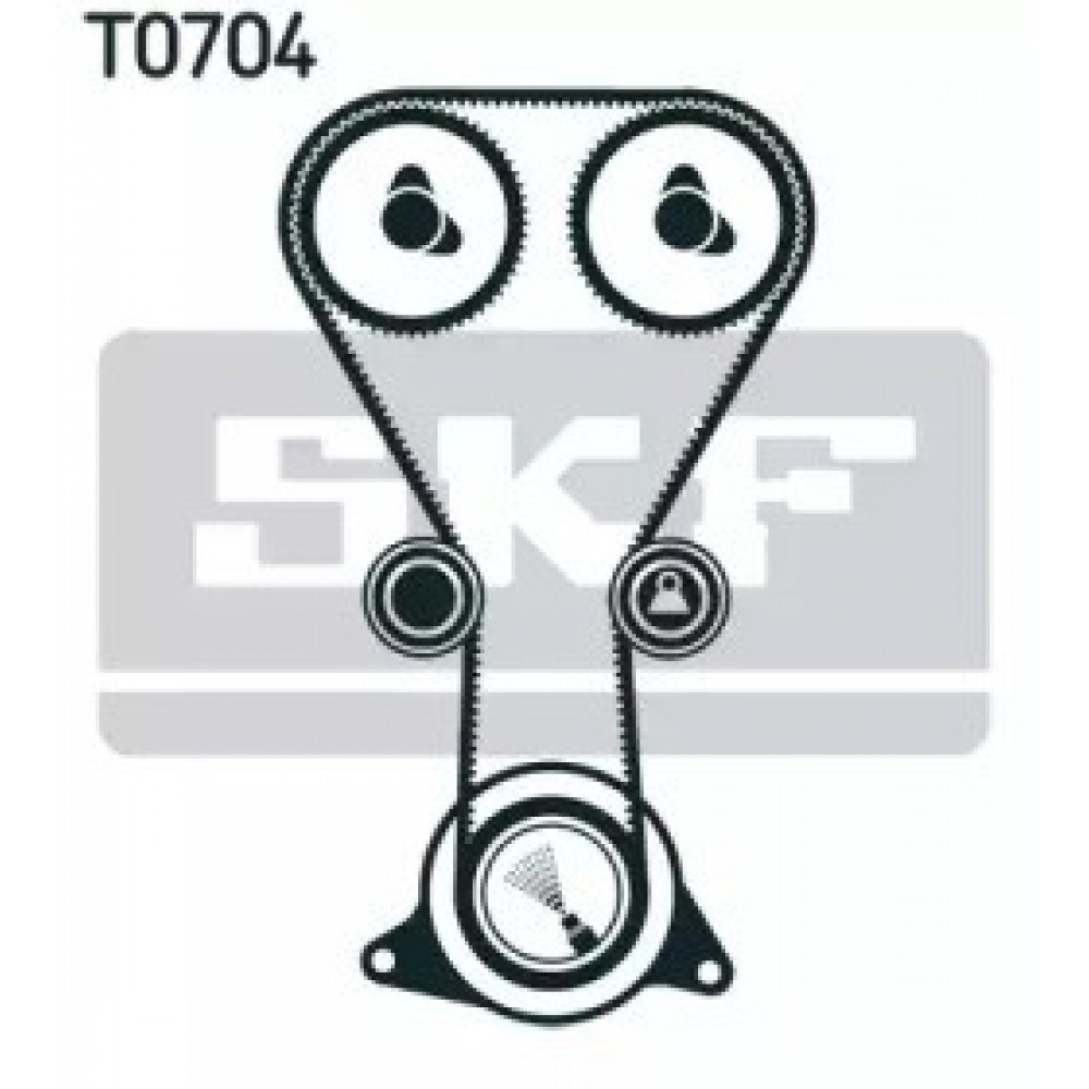 PASKIRSTYMO DIRŽO KOMPLEKTAS FORD RANGER; MAZDA BT-50 2.5D/3.0D 05.06-12.15