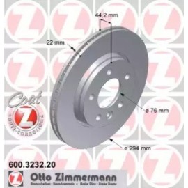 STABDŽIŲ DISKAS VW CRAFTER 30-50, MULTIVAN T5/T6, TOURAN, TRANSPORTER T5 1.9D-3.2 04.03-