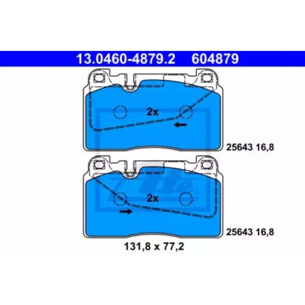 STABDŽIŲ TRINKELIŲ KOMPLEKTAS AUDI A6 C7, A7, Q5; PORSCHE MACAN 1.8-3.2 10.08-