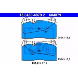 STABDŽIŲ TRINKELIŲ KOMPLEKTAS AUDI A6 C7, A7, Q5; PORSCHE MACAN 1.8-3.2 10.08-