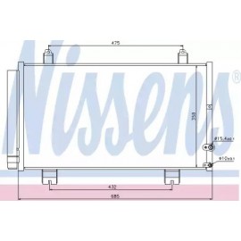 RADIATORIUS AC LEXUS GS 3.0/3.5/4.3 11.00-11.11