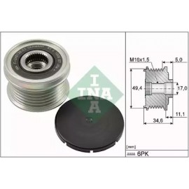 SKRIEMULYS AUDI A1, A3; SEAT ALHAMBRA, ALTEA, ALTEA XL, ARONA, IBIZA IV, IBIZA IV SC, IBIZA IV ST, IBIZA V, LEON, MII 1.0-2.0D 03.05-
