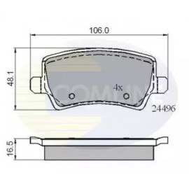 STABDŽIŲ TRINKELIŲ KOMPLEKTAS  VOLVO S60 II, S80 II, V60 I, V70 III, V70 III/KOMBI 1.5-4.4 03.06-12.18