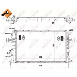 RADIATORIUS OPEL ASTRA G 1.7TD-2.0DĮ 98-