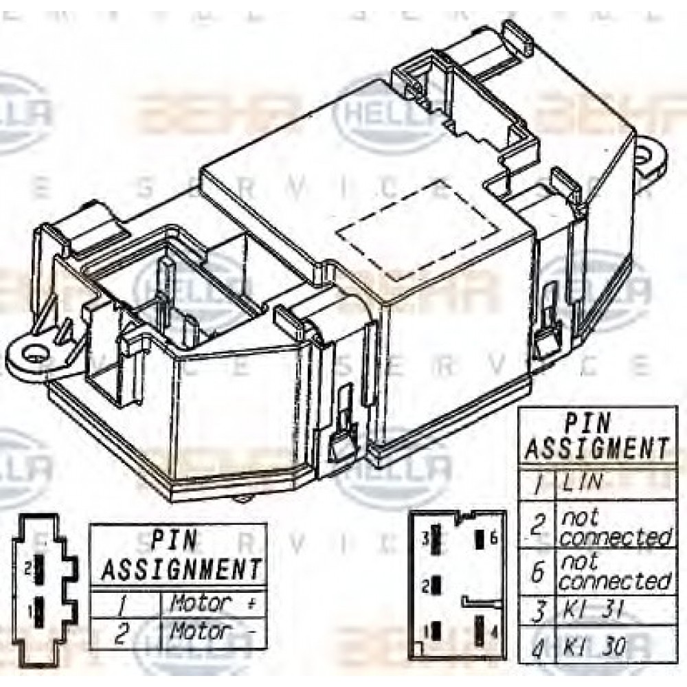 VENTILIATORIAUS REZISTORIUS  AUDI A4, A5, Q5 1.8-4.2 06.07-