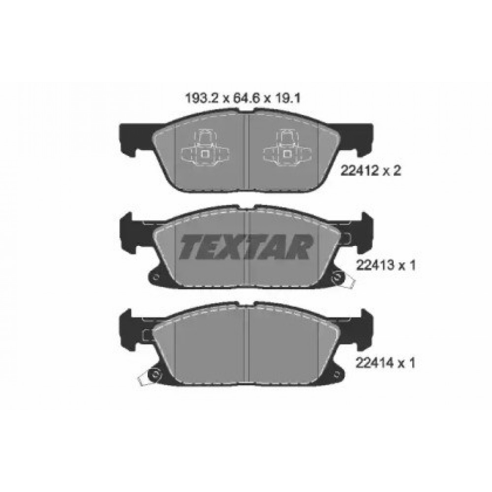 STABDŽIŲ TRINKELIŲ KOMPLEKTAS FORD USA EDGE, FUSION ; LINCOLN MKX, MKZ 1.0-3.5 09.12-