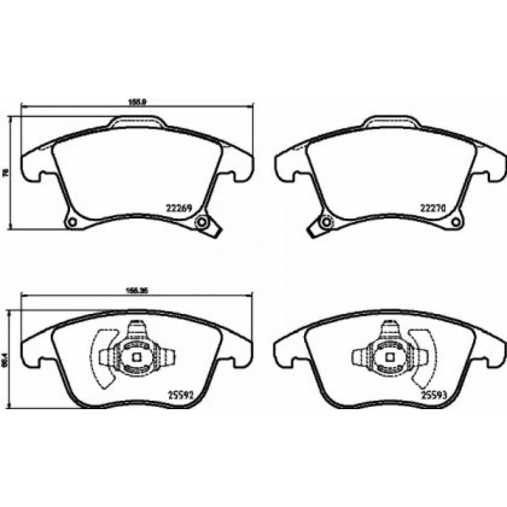 STABDŽIŲ TRINKELIŲ KOMPLEKTAS FORD GALAXY III, GALAXY MK III, MONDEO V, S-MAX; FORD USA FUSION 1.0-2.7 09.12-