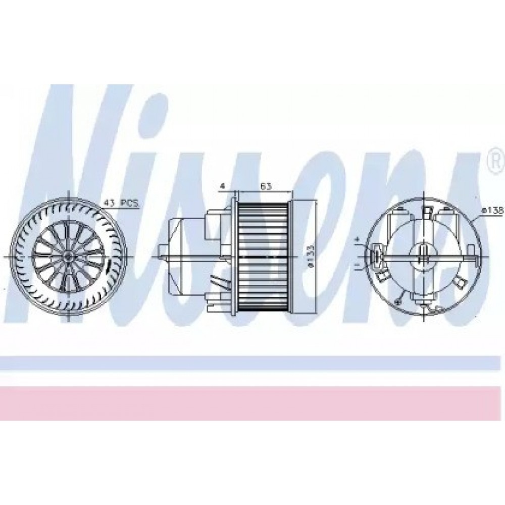 VARIKLIS VENTILIATORIAUS LAND ROVER VOLVO 2.0-3.2 10.06-12.19