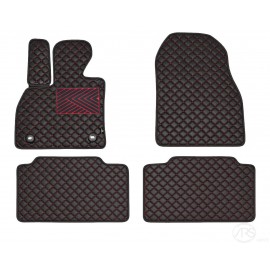 KILIMĖLIAI Quiltymats BMW X5 E53 1999-2006 BLACK-RED/16-14