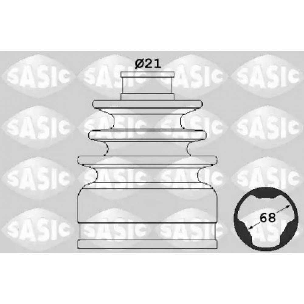 APSAUGA PUSAŠIO NISSAN QASHQAI I 1.6 02.07-12.13