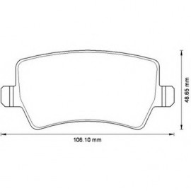 STABDŽIŲ TRINKELIŲ KOMPLEKTAS FORD MONDEO 07-/GALAXY,S-MAX 06-
