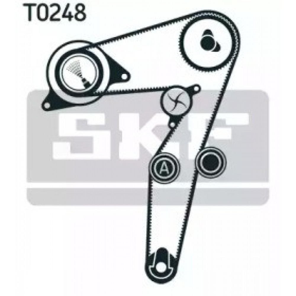 PASKIRSTYMO DIRŽO KOMPLEKTAS ALFA ROMEO,FIAT,OPEL 1.9D/2.0D/2.4D 11.03-