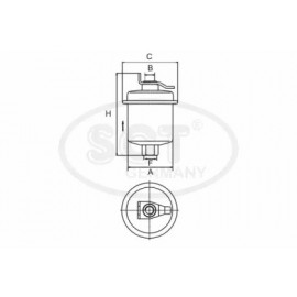 KURO FILTRAS MITSUBISHI 91-