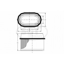 ORO FILTRAS MITSUBISHI SPACE GEAR,L400