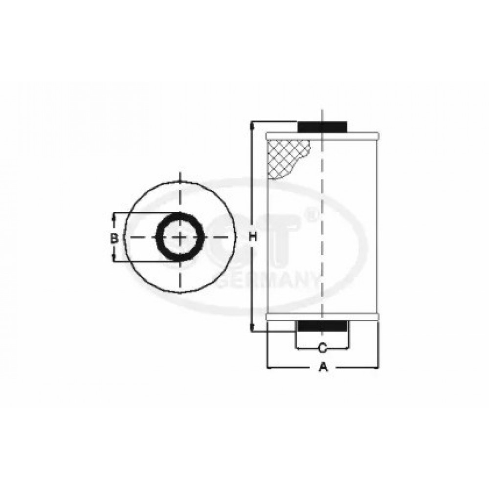 ALYVOS FILTRAS BMW 2.4D/TD 88-