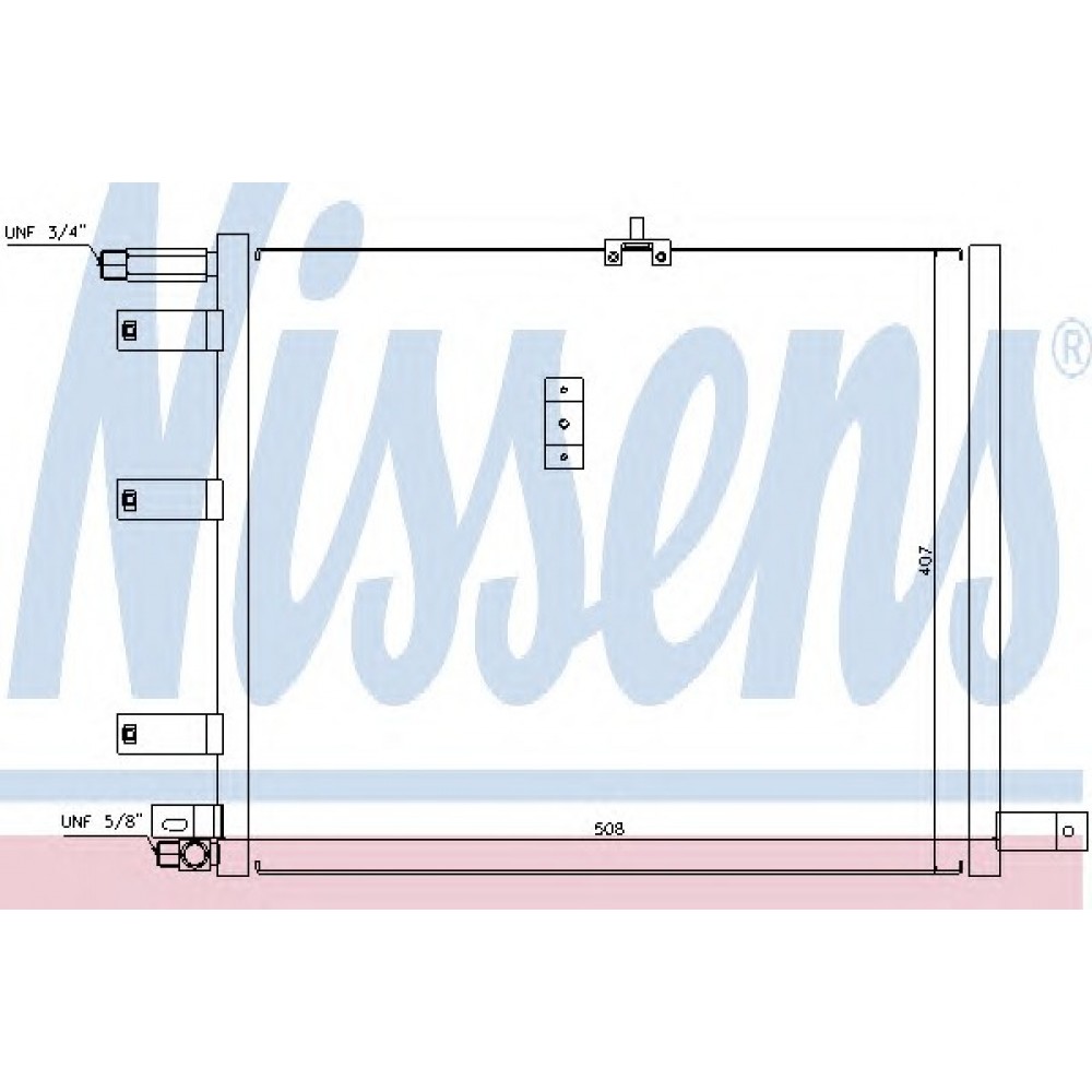 RADIATORIUS AC SAAB 9000 96-