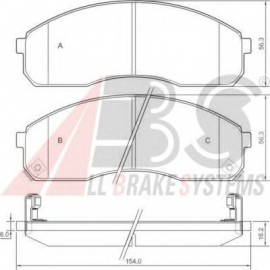 STABDŽIŲ TRINKELIŲ KOMPLEKTAS KIA CARNIVAL 99-,KIA PREGIO